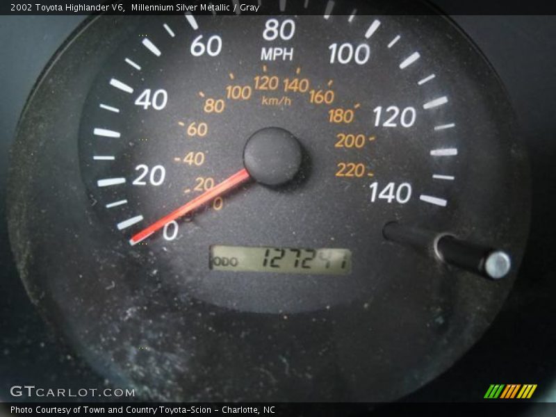 Millennium Silver Metallic / Gray 2002 Toyota Highlander V6