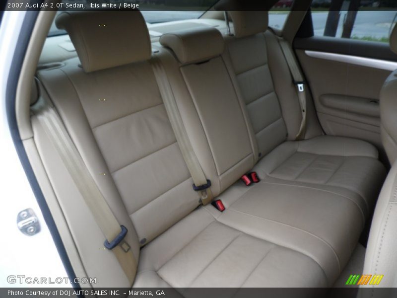 Ibis White / Beige 2007 Audi A4 2.0T Sedan