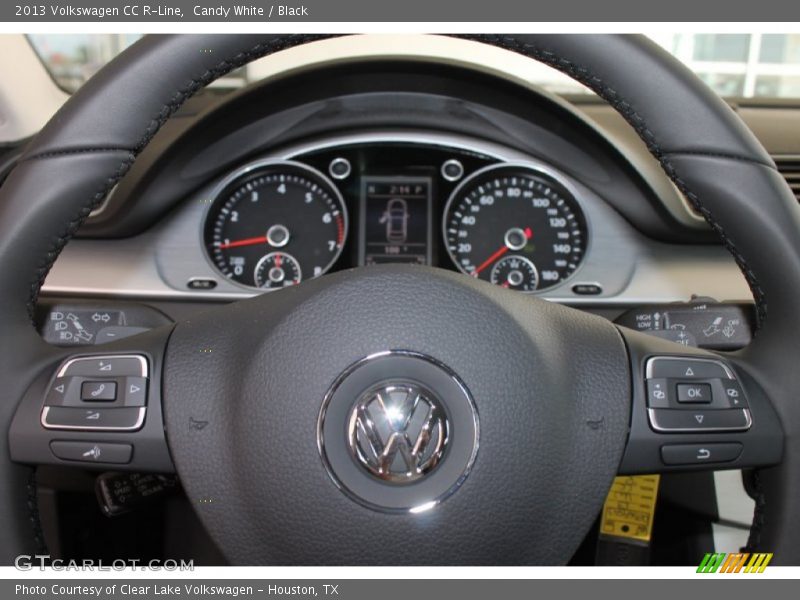 Candy White / Black 2013 Volkswagen CC R-Line