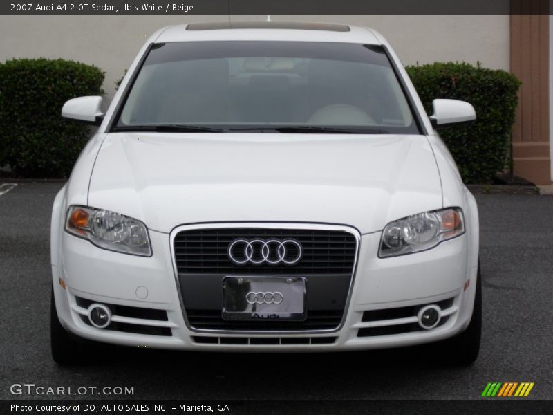 Ibis White / Beige 2007 Audi A4 2.0T Sedan