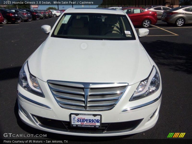 White Satin Pearl / Cashmere 2013 Hyundai Genesis 3.8 Sedan