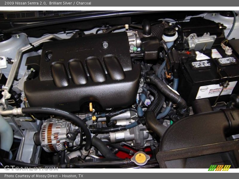 Brilliant Silver / Charcoal 2009 Nissan Sentra 2.0