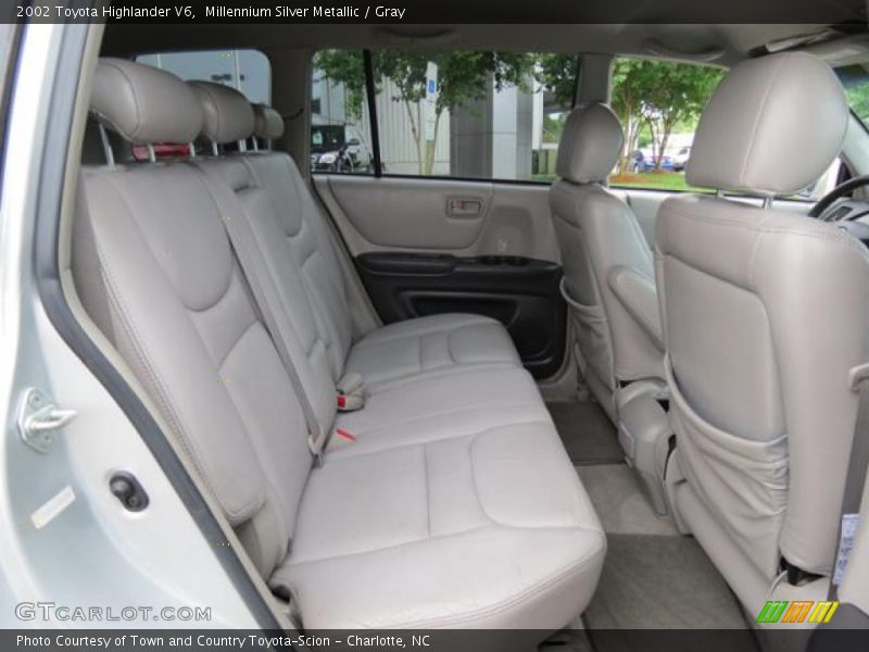 Millennium Silver Metallic / Gray 2002 Toyota Highlander V6