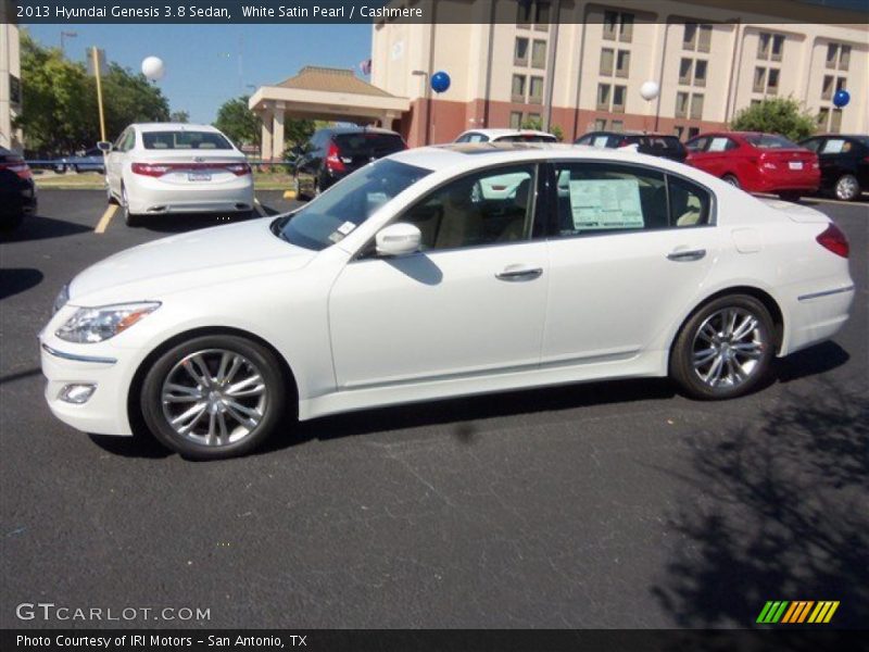 White Satin Pearl / Cashmere 2013 Hyundai Genesis 3.8 Sedan