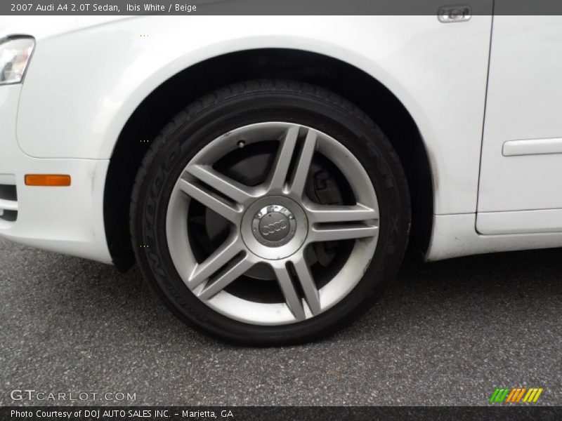 Ibis White / Beige 2007 Audi A4 2.0T Sedan