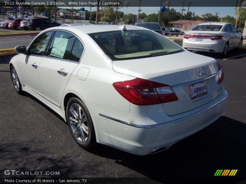 White Satin Pearl / Cashmere 2013 Hyundai Genesis 3.8 Sedan