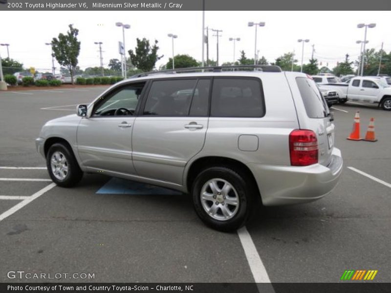 Millennium Silver Metallic / Gray 2002 Toyota Highlander V6
