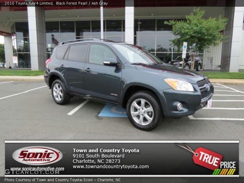 Black Forest Pearl / Ash Gray 2010 Toyota RAV4 Limited
