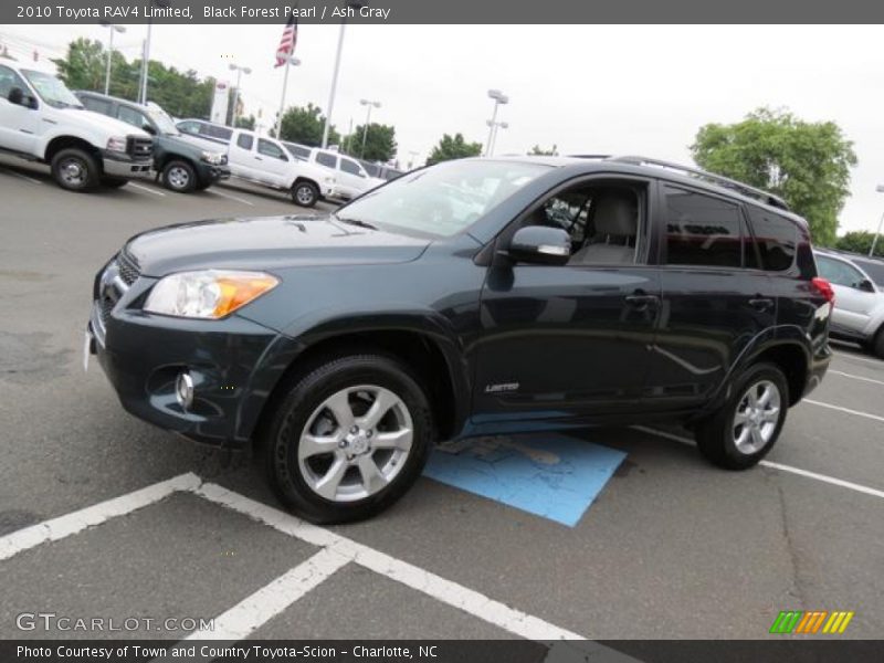 Black Forest Pearl / Ash Gray 2010 Toyota RAV4 Limited
