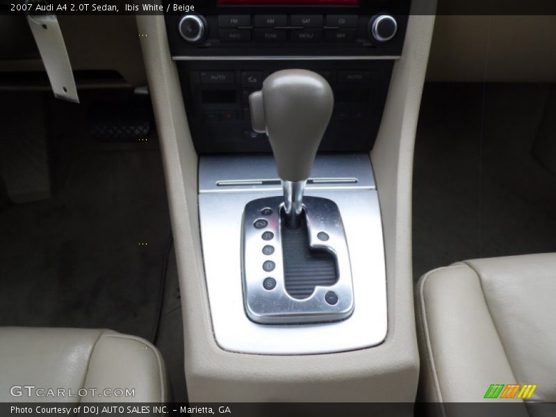 Ibis White / Beige 2007 Audi A4 2.0T Sedan
