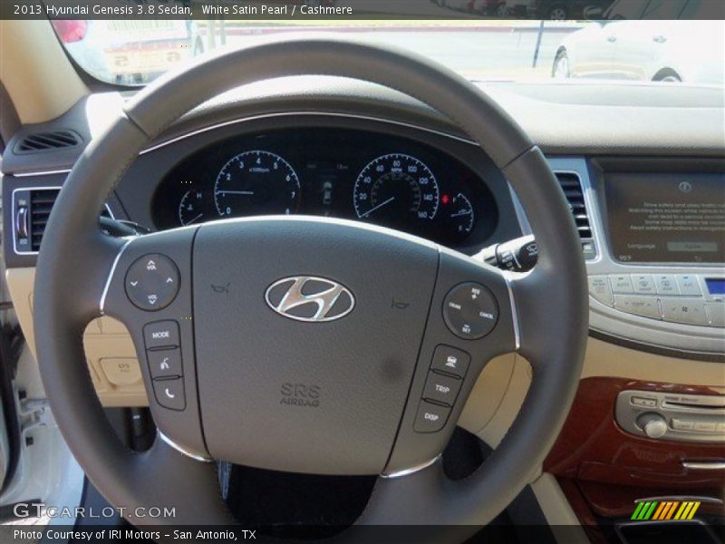 White Satin Pearl / Cashmere 2013 Hyundai Genesis 3.8 Sedan