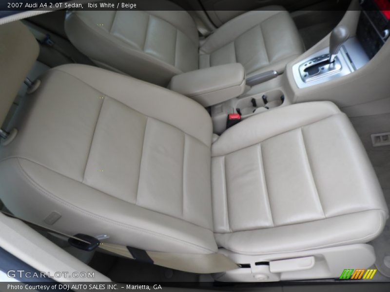Ibis White / Beige 2007 Audi A4 2.0T Sedan