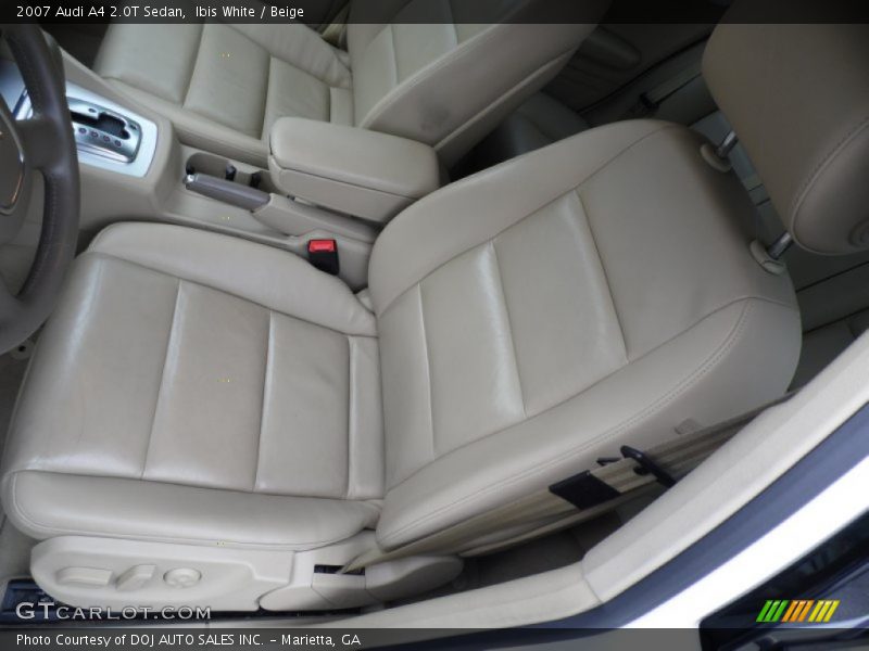 Ibis White / Beige 2007 Audi A4 2.0T Sedan