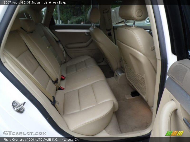 Ibis White / Beige 2007 Audi A4 2.0T Sedan