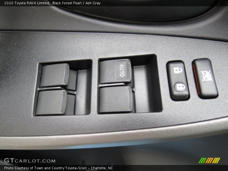 Controls of 2010 RAV4 Limited