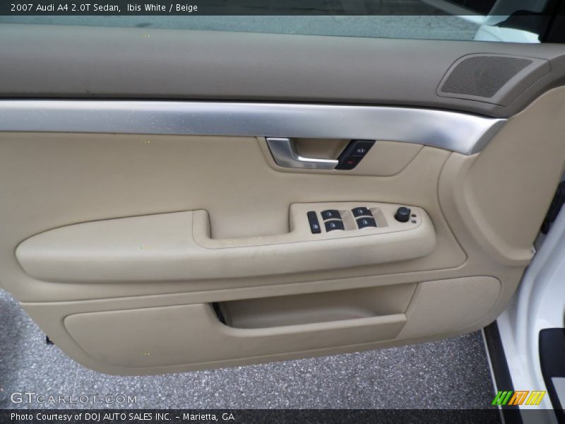 Ibis White / Beige 2007 Audi A4 2.0T Sedan