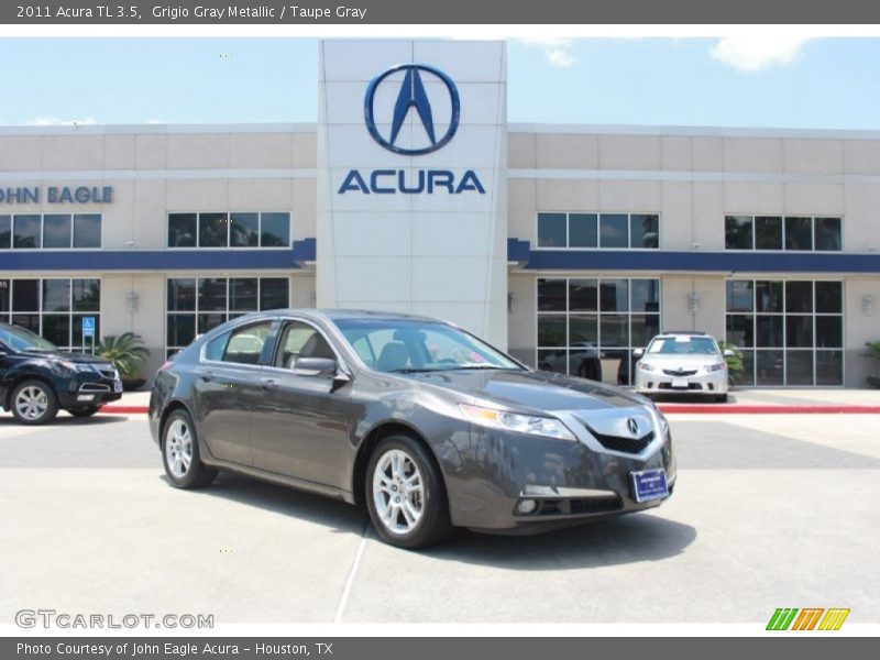 Grigio Gray Metallic / Taupe Gray 2011 Acura TL 3.5
