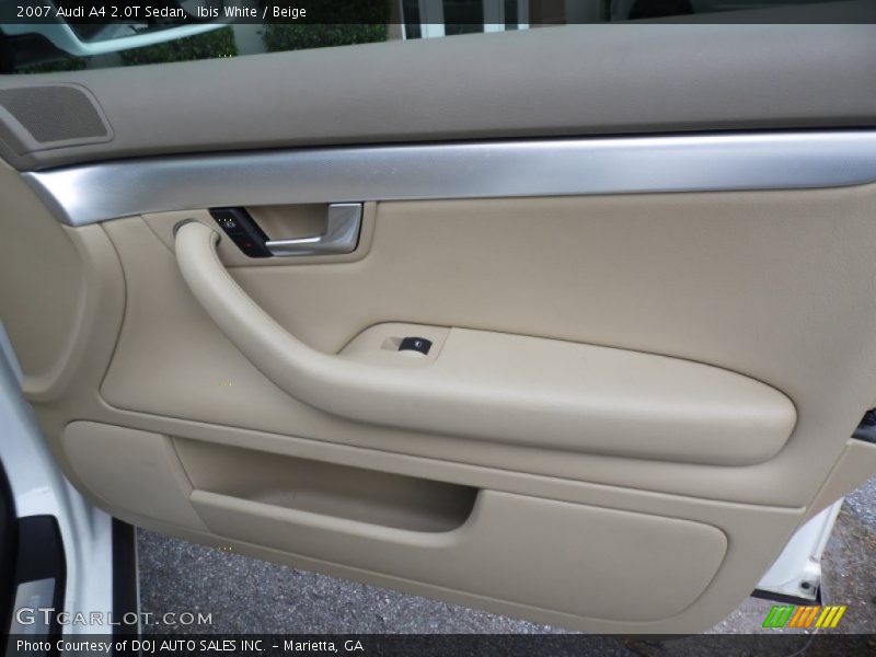Ibis White / Beige 2007 Audi A4 2.0T Sedan
