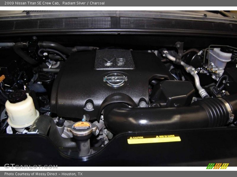 Radiant Silver / Charcoal 2009 Nissan Titan SE Crew Cab