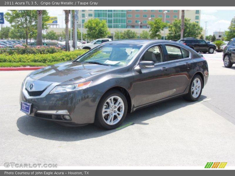 Grigio Gray Metallic / Taupe Gray 2011 Acura TL 3.5