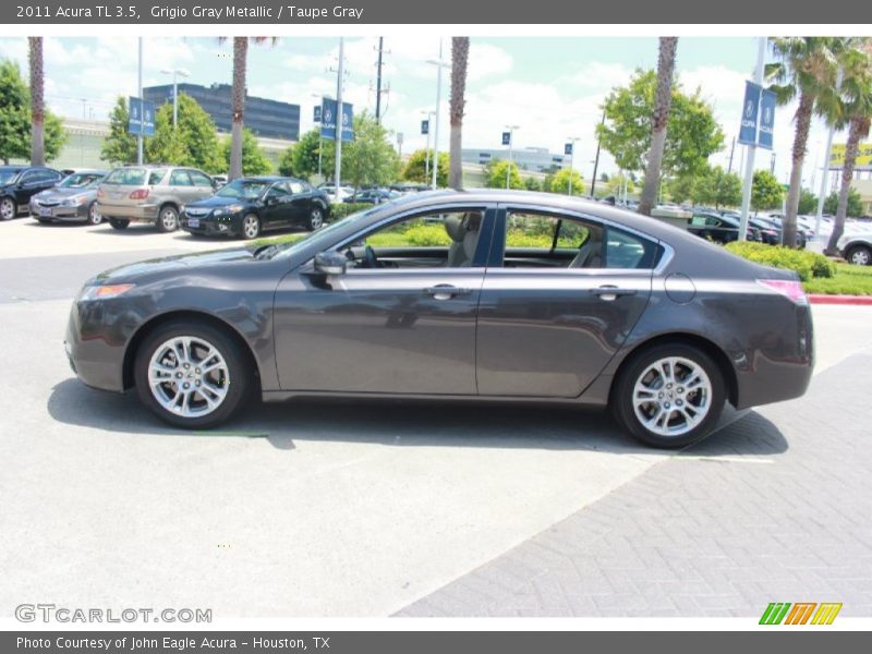 Grigio Gray Metallic / Taupe Gray 2011 Acura TL 3.5
