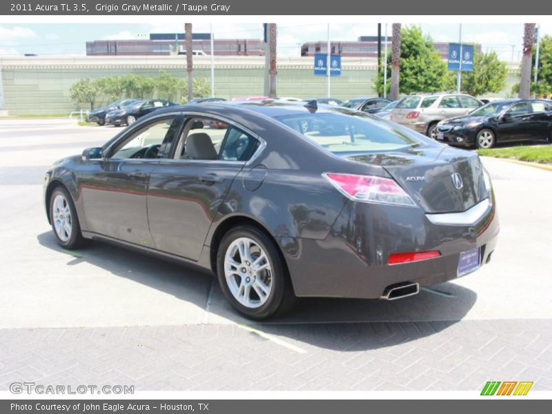 Grigio Gray Metallic / Taupe Gray 2011 Acura TL 3.5