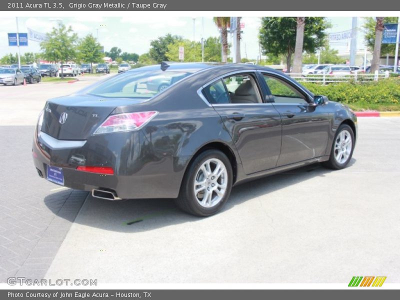 Grigio Gray Metallic / Taupe Gray 2011 Acura TL 3.5