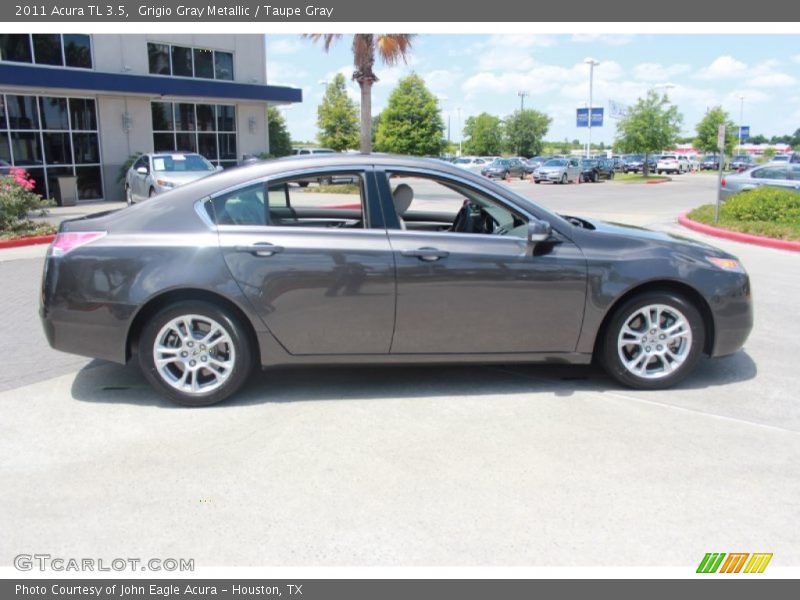 Grigio Gray Metallic / Taupe Gray 2011 Acura TL 3.5