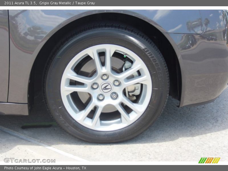 Grigio Gray Metallic / Taupe Gray 2011 Acura TL 3.5
