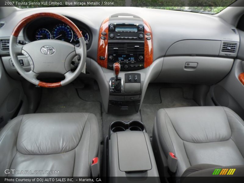 Blue Mirage Metallic / Stone 2007 Toyota Sienna XLE Limited