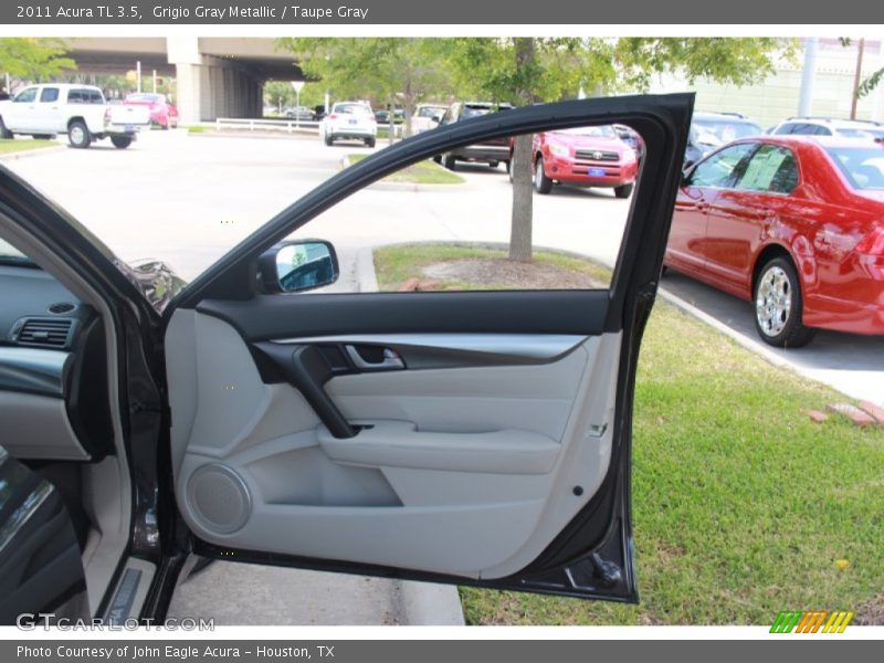 Grigio Gray Metallic / Taupe Gray 2011 Acura TL 3.5