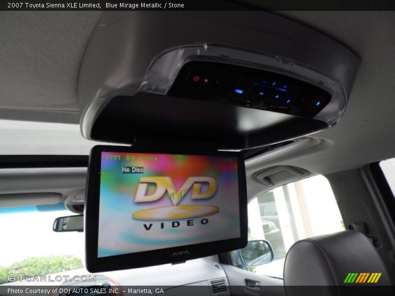 Blue Mirage Metallic / Stone 2007 Toyota Sienna XLE Limited