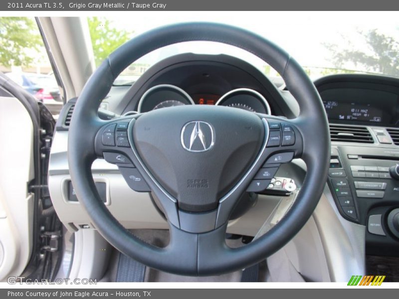 Grigio Gray Metallic / Taupe Gray 2011 Acura TL 3.5