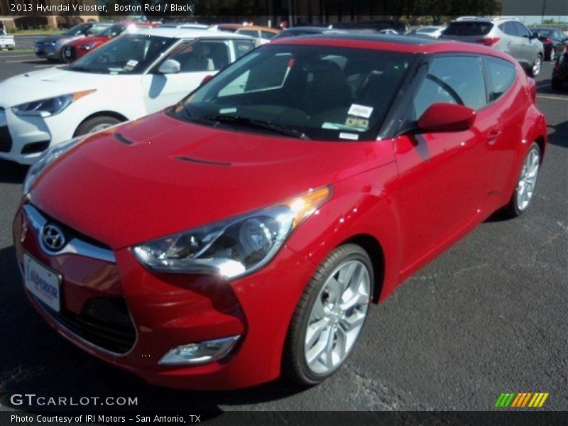 Boston Red / Black 2013 Hyundai Veloster