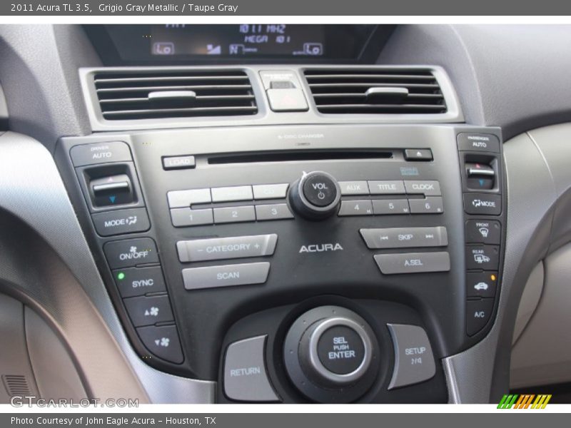 Grigio Gray Metallic / Taupe Gray 2011 Acura TL 3.5