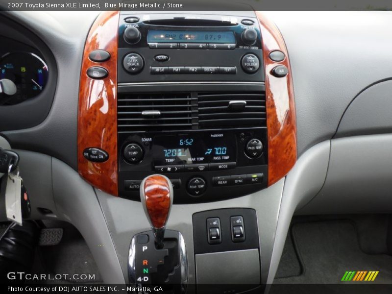 Blue Mirage Metallic / Stone 2007 Toyota Sienna XLE Limited