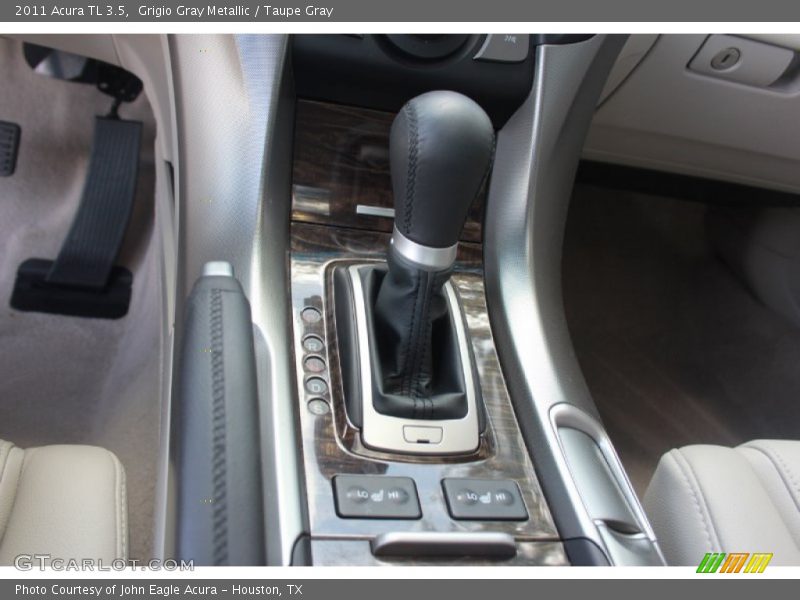 Grigio Gray Metallic / Taupe Gray 2011 Acura TL 3.5