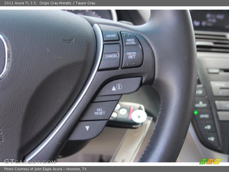 Grigio Gray Metallic / Taupe Gray 2011 Acura TL 3.5