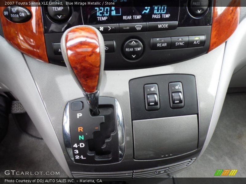 Blue Mirage Metallic / Stone 2007 Toyota Sienna XLE Limited