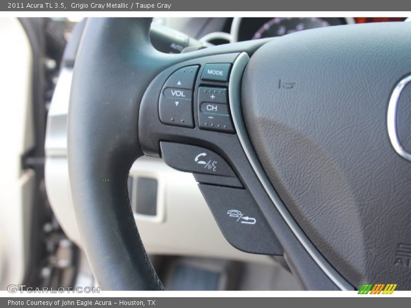 Grigio Gray Metallic / Taupe Gray 2011 Acura TL 3.5
