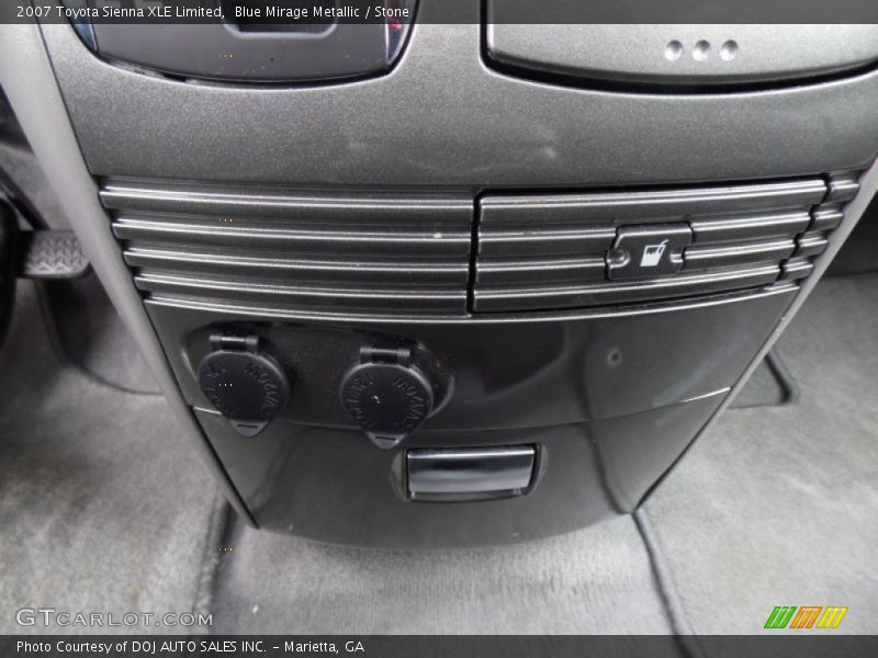 Blue Mirage Metallic / Stone 2007 Toyota Sienna XLE Limited
