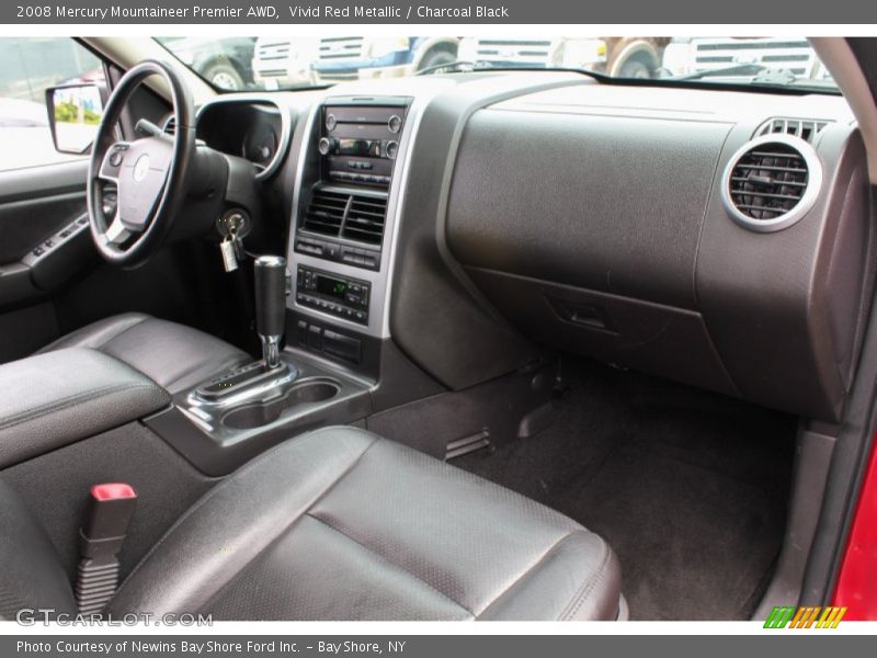 Vivid Red Metallic / Charcoal Black 2008 Mercury Mountaineer Premier AWD