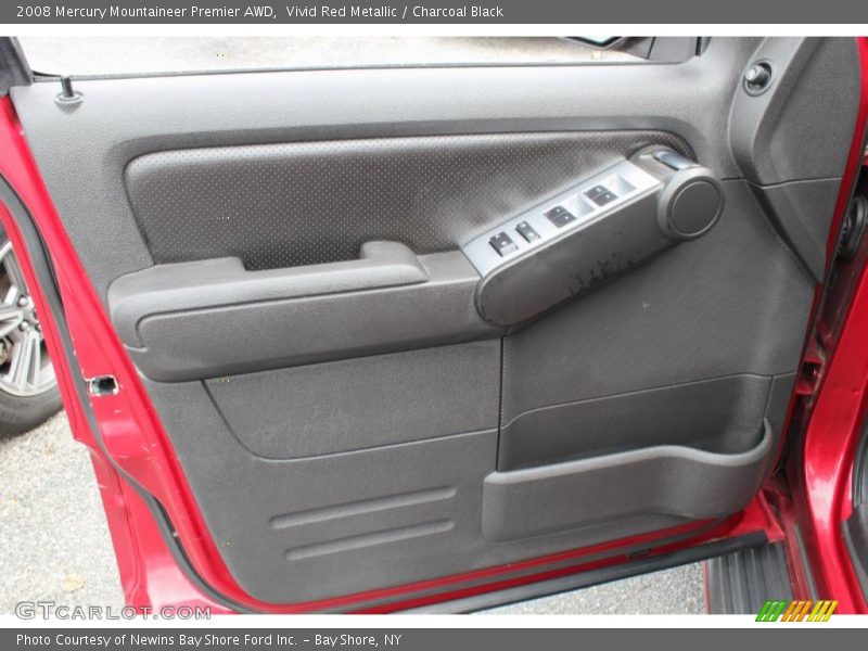 Vivid Red Metallic / Charcoal Black 2008 Mercury Mountaineer Premier AWD
