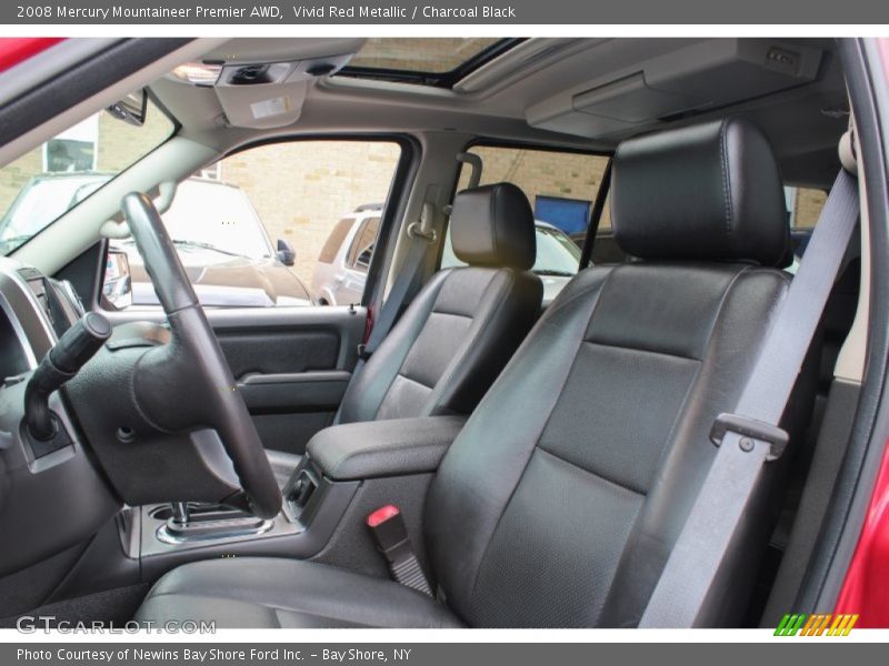 Vivid Red Metallic / Charcoal Black 2008 Mercury Mountaineer Premier AWD