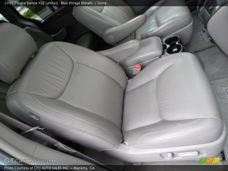 Blue Mirage Metallic / Stone 2007 Toyota Sienna XLE Limited