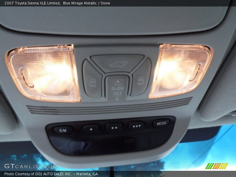Blue Mirage Metallic / Stone 2007 Toyota Sienna XLE Limited