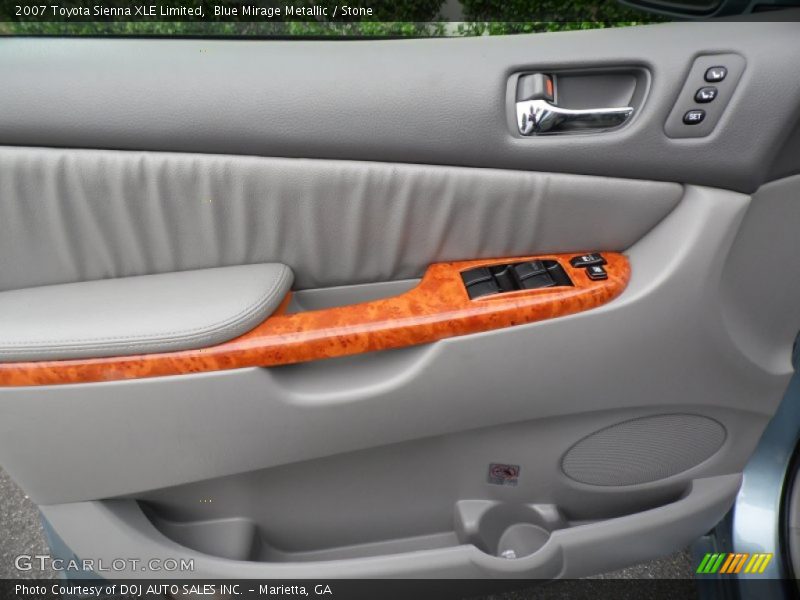 Blue Mirage Metallic / Stone 2007 Toyota Sienna XLE Limited