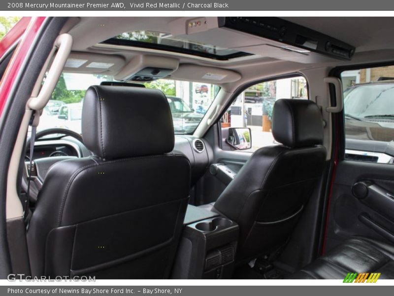 Vivid Red Metallic / Charcoal Black 2008 Mercury Mountaineer Premier AWD