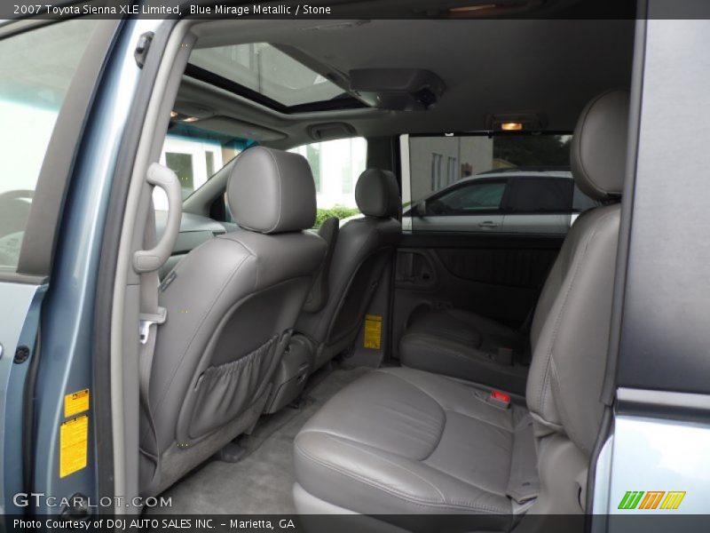 Blue Mirage Metallic / Stone 2007 Toyota Sienna XLE Limited