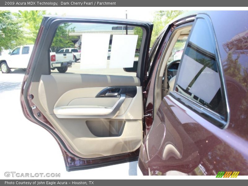 Dark Cherry Pearl / Parchment 2009 Acura MDX Technology